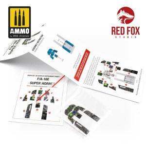 画像2: レッドフォックススタジオ[RFSQS-32014]1/32 F/A-18E スーパーホーネット用3Dアクリル インパネ (レベル用) (2)