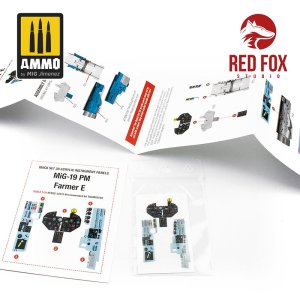 画像2: レッドフォックススタジオ[RFSQS-32015]1/32 MiG-19PM ファーマーE 用3Dアクリル インパネ (トランペッター用) (2)