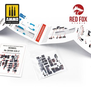 画像2: レッドフォックススタジオ[RFSQS-32028]1/32 He219A-0/A2用3Dアクリルインパネ (レベル用) (2)