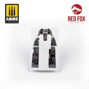 画像3: レッドフォックススタジオ[RFSQS-32034]1/32 F-16CJ ファイティングファルコン用3D アクリルインパネ (タミヤ用) (3)