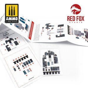 画像2: レッドフォックススタジオ[RFSQS-32091]1/32 F-15C イーグル3Dアクリルインパネ (タミヤ用) (2)