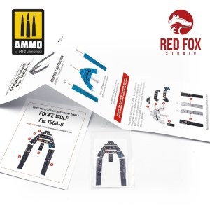 画像2: レッドフォックススタジオ[RFSQS-32094]1/32 Fw190A-8用3Dアクリルインパネ (ハセガワ用) (2)