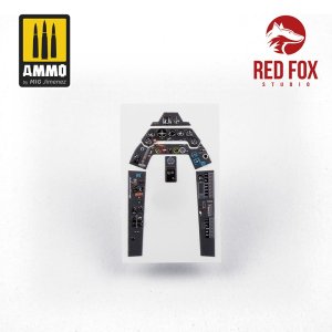画像3: レッドフォックススタジオ[RFSQS-32094]1/32 Fw190A-8用3Dアクリルインパネ (ハセガワ用) (3)