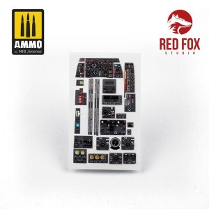 画像3: レッドフォックススタジオ[RFSQS-32100]1/32 He219A-0 ウーフー用3Dアクリルインパネ (造形村用) (3)