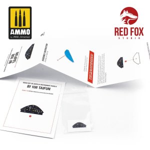 画像2: レッドフォックススタジオ[RFSQS-48005]1/48 Bf108 タイフン用3Dアクリルインパネ (エデュアルド用) (2)