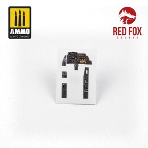 画像3: レッドフォックススタジオ[RFSQS-48013]1/48 Me262A-2a/U2用3Dアクリルインパネ (ホビーボス用) (3)