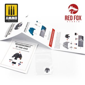 画像2: レッドフォックススタジオ[RFSQS-48034]1/48 Bf106G-6 AS用3Dアクリルインパネ (エデュアルド用) (2)