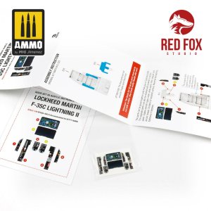 画像2: レッドフォックススタジオ[RFSQS-48073]1/48 F-35C ライトニングII(キティホークモデル用) (2)
