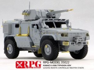 画像2: RPGスケールモデル[RPG35022] 1/35 ロシア 装輪装甲車 タイフーン VDV K-4386 w/32V01リモートコントロール ウェポンステーション (2)
