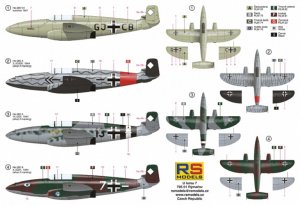 画像2: RS MODELS[RSM92149]1/72　ハインケル　He－280V3 (2)
