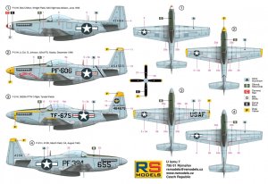 画像2: RS MODELS[RSM92144]1/72　P－51HムスタングUSAF (2)