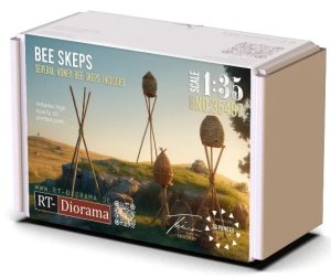 画像1: RTディオラマ[RTD35497]1/35 藁編の養蜂箱 (1)