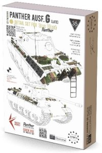 画像1: RTディオラマ[RTDFM35009]1/35 パンター G型 (後期型)用ディテールセット (ダス・ヴェルク用) (1)