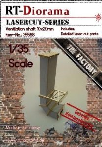 画像1: RTディオラマ[RTD35568]1/35 換気ダクト (10 x 20mm) (1)