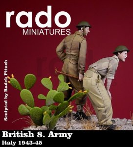 画像5: Rado Miniatures[RDM35009]1/35 WWII英 第8軍兵士 イタリア 1943-45 2体セット (5)