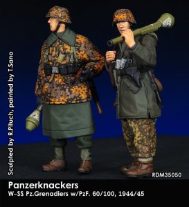 画像2: Rado Miniatures[RDM35050]1/35 WWII ドイツ武装SS擲弾兵 パンツァーファウストチーム 1944〜45(2体セット) (2)