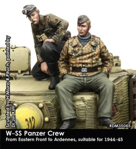 画像1: Rado Miniatures[RDM35065]1/35 WWII ドイツ 武装親衛隊 戦車兵セット 1944-1945年(2体入) (1)