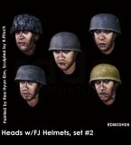 Rado Miniatures[RDM35H02]1/35 WWIIドイツ降下猟兵(FJ)用ヘルメットw