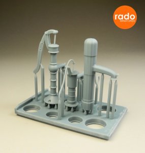 画像2: Rado Miniatures[RDM35S09]1/35 1930-40年代の手押しポンプ(3タイプ 3Dプリント製) (2)