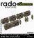 画像1: Rado Miniatures[RDM35S100]1/35 WWII アメリカ M4シャーマン中戦車 予備履帯ラックセット＃1 T54E1型/T54E2型/T62型履帯/空(8個入) (1)