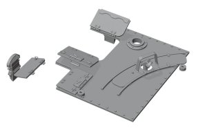 画像3: Rado Miniatures[RDM35S108]1/35 WWII ドイツ ヘッツァー駆逐戦車 戦闘室天面セット(タコム用) (3)