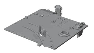 画像6: Rado Miniatures[RDM35S108]1/35 WWII ドイツ ヘッツァー駆逐戦車 戦闘室天面セット(タコム用) (6)