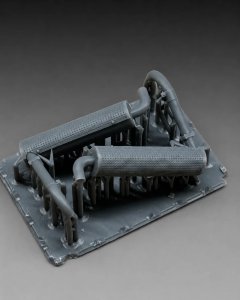 画像2: Rado Miniatures[RDM35S109]1/35 WWII ドイツ ヘッツァー駆逐戦車極初期/初期型 排気マフラー メッシュ付(新品/変形2個入) (2)