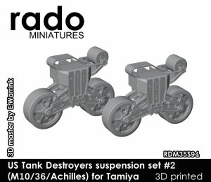 画像1: Rado Miniatures[RDM35S94]1/35 WWII アメリカ駆逐戦車 サスペンションセット＃2(タミヤM10/M36/アキリーズ用) (1)