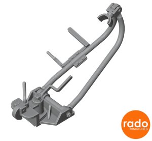 画像2: Rado Miniatures[RDM35S95]1/35 WWII ドイツ 対空機銃架 w/MG34車載用機関銃(2個入) (2)