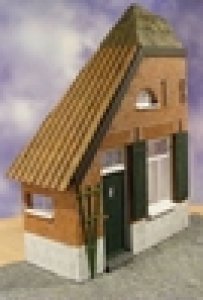 画像1: Reality in Scale[RIS35076] 農家（全面のみ）ステンドグラス付き (1)
