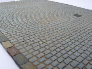 画像2: Reality in Scale[RIS35169]石畳 29,5x22cm レジン製 (2)