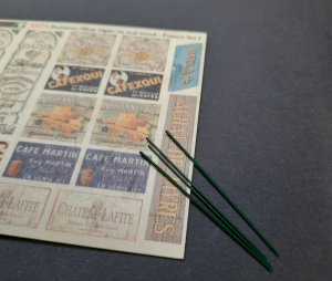 画像4: Reality in Scale[RIS35274]1/35 売店名/業種名別店頭木製看板 フランス語セット1 (4)