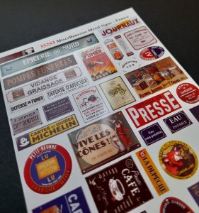 画像2: Reality in Scale[RIS35283]1/35 商標看板 フランス語 セット2 (2)