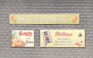 画像2: Reality in Scale[RIS35288]1/35 売店名/業種名別店頭木製看板 ドイツ語セット1 (2)