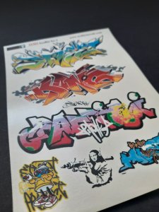 画像3: Reality in Scale[RIS35301]1/35 グラフィティ(落書き)デカールセット2 (3)