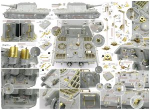画像2: ロコムモデル [RCAF35121]1/35 WWII独 ヤークトティーガー 初期型 エッチング基本セット(DML用) (2)