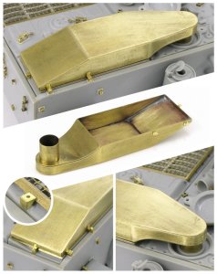 画像2: ロコムモデル[RCAF35G04]1/35 WWII 独 タイガーI搭乗員室用ヒーターシュラウド(ドラゴン/RFM用) (2)