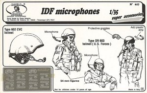 画像1: RoyalModel[RM017]1/35 IDF マイクロフォン イスラエル国防軍 (1)