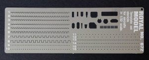 画像1: RoyalModel[RM672]各種ライン用テンプレートセット（飛行機1/32対応） (1)