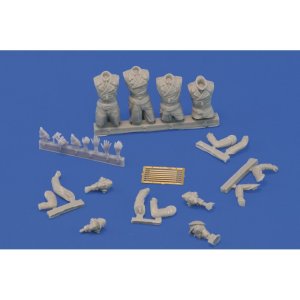 画像5: RoyalModel[RM1009]1/35 WWII ドイツ 車上の戦車兵セット(4体入) (5)