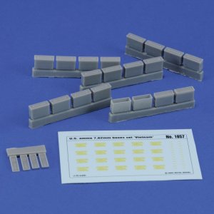 画像2: RoyalModel[RM1057]1/35 現用 アメリカ 7.62mm機銃弾薬箱セット「ベトナム」(20個入) (2)