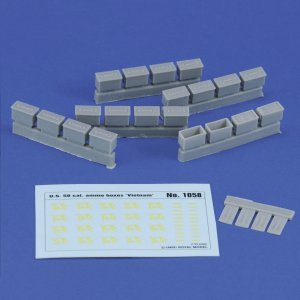 画像2: RoyalModel[RM1058]1/35 現用 アメリカ .50口径M2重機関銃用弾薬箱「ベトナム戦争」(20個入) (2)