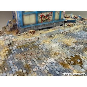 画像5: RoyalModel[RM1059]1/16 ジオラマアクセサリー 石畳の道 (5)