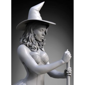 画像9: RoyalModel[RM1109]1/35 ハロウィン魔女のピンナップガール (9)