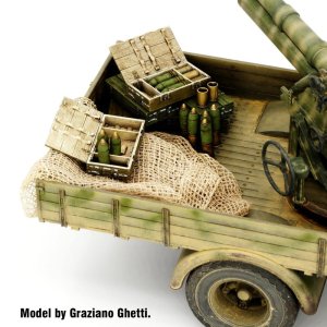 画像5: RoyalModel[RM1144]1/35 WWII イタリア 100/17 100mm榴弾砲 砲弾と木箱セット (5)
