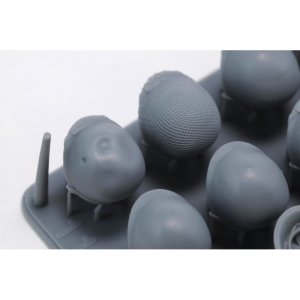 画像2: RoyalModel[RM1157]1/35 WWII アメリカ ヘルメットセット(12個入) (2)