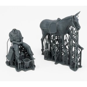 画像4: RoyalModel[RM1160]1/35 WWII ドイツ ラバに乗る兵士 (4)