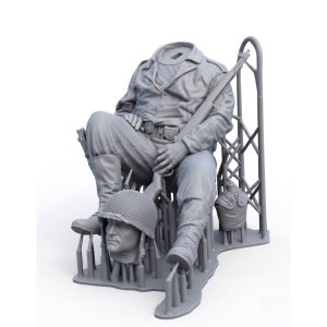 画像9: RoyalModel[RM1163]1/35 WWII アメリカ 休息する兵士(ベース付) (9)