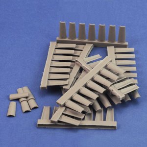 画像2: RoyalModel[RM753]1/35 ジオラマアクセサリー スパニッシュ瓦(半丸) (2)