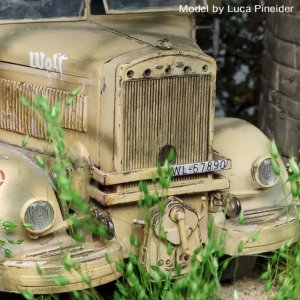 画像2: RoyalModel[RM771]1/35 WWII 伊 ランチア3Ro重トラック用枠無しラジエーター (2)